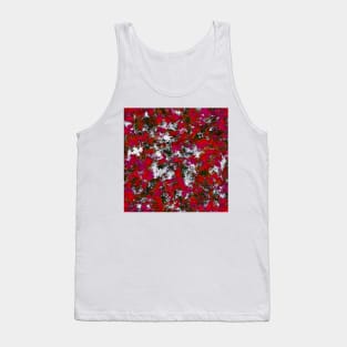 Snow and red Tank Top